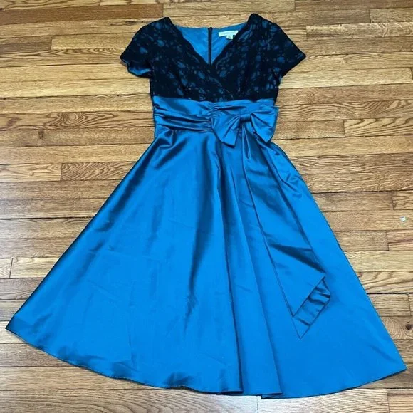 green emerald velvet dress coldwater creek Size 6 Brown Print Dress  Renee's Resale Clothing Outlet